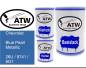 Preview: Chevrolet, Blue Pearl Metallic, 26U / 9741 / 8G1: 500ml Lackdose + 500ml Klarlack + 250ml Härter - Set, von ATW Autoteile West.
